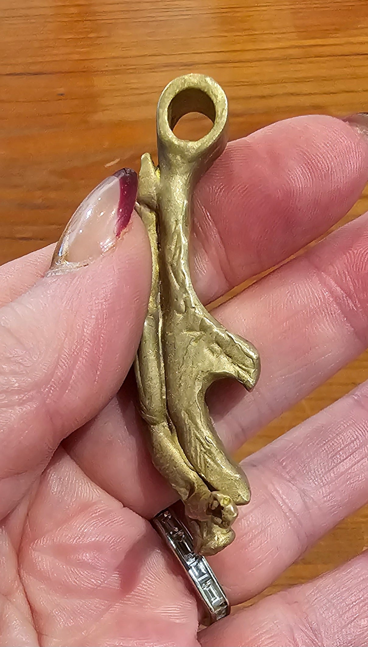 Jesus Bottle Opener Pendant in Bronze