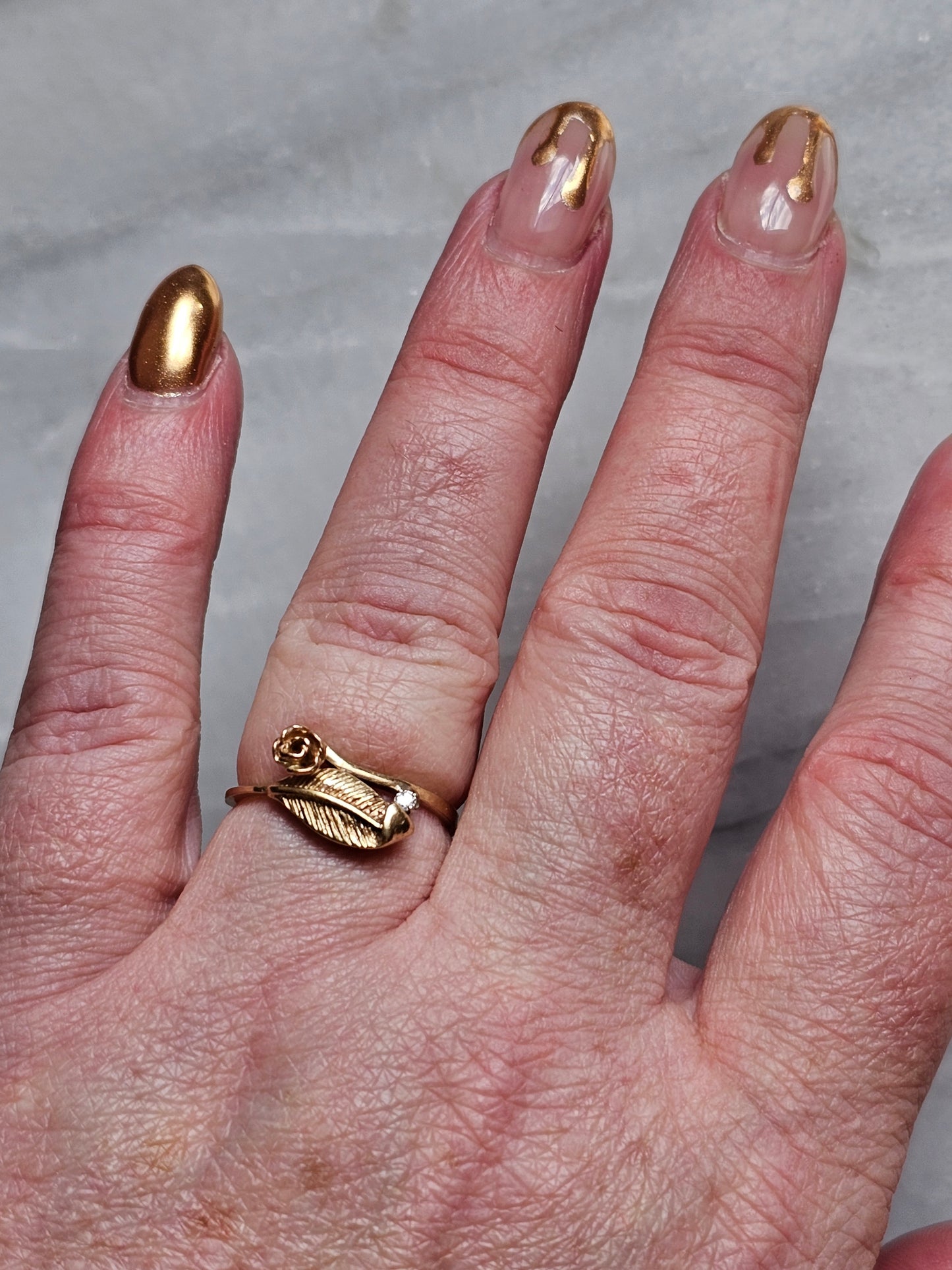 Goldfield NV Vintage Flower Ring - 10k Gold