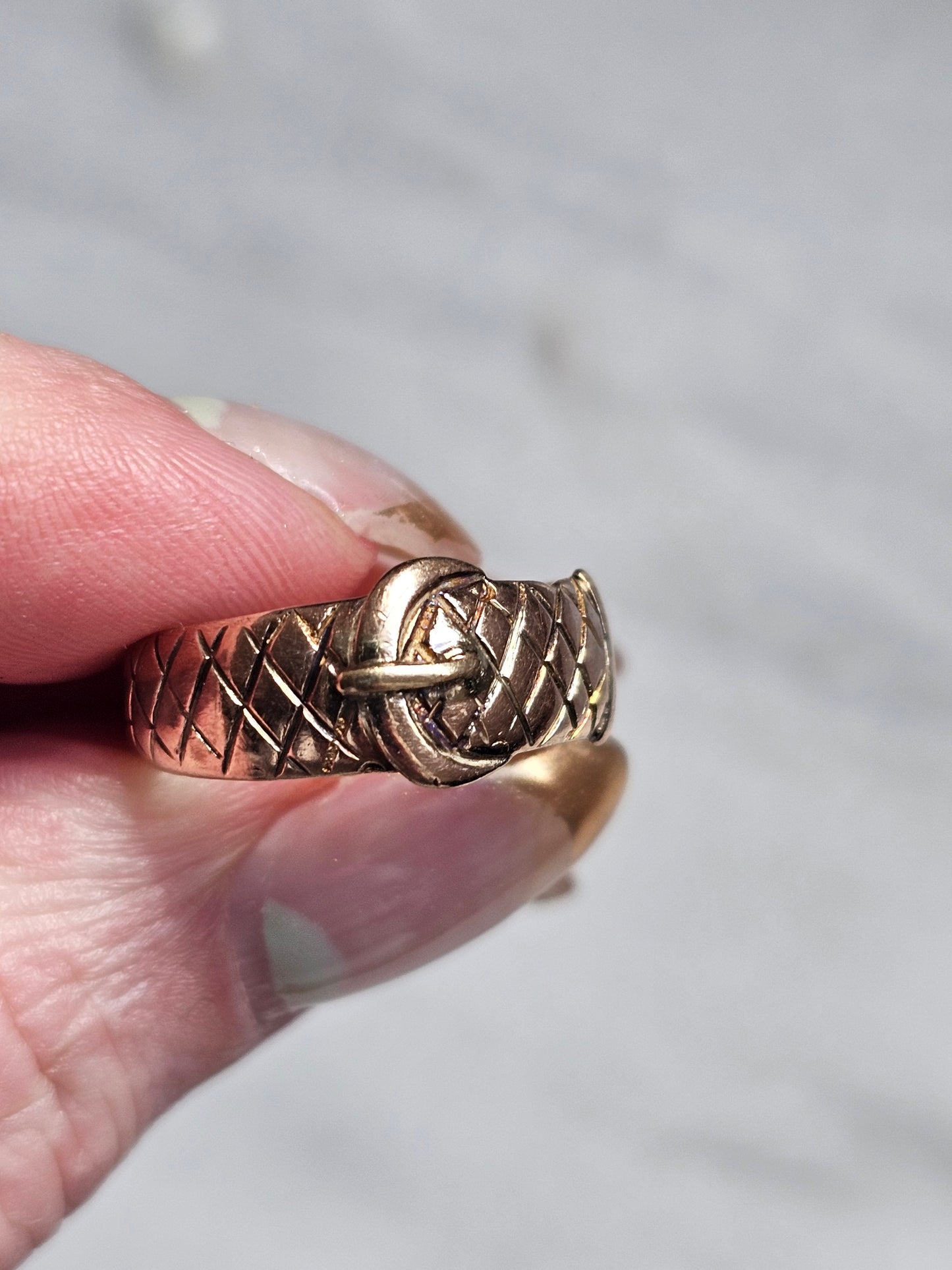 Antique Victorian Buckle Ring