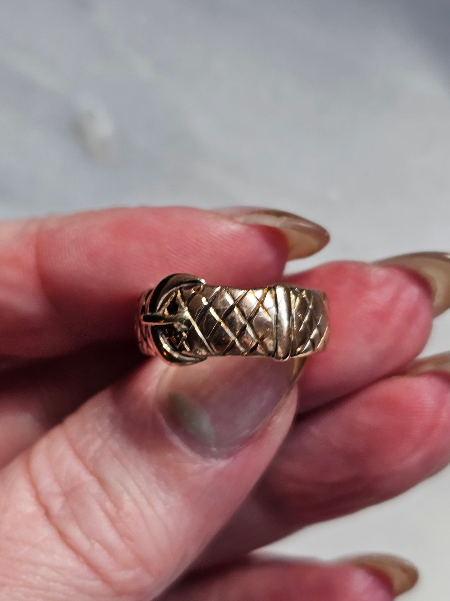 Antique Victorian Buckle Ring